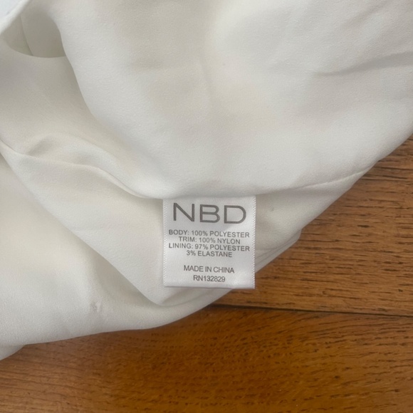 NBD x Revolve Lace White Mini Dress - Picture 7 of 7